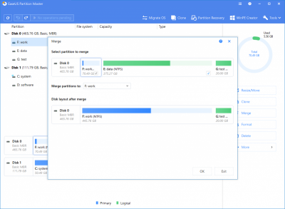 EaseUS Partition Master - Partition Management Tool | Wilders Security  Forums