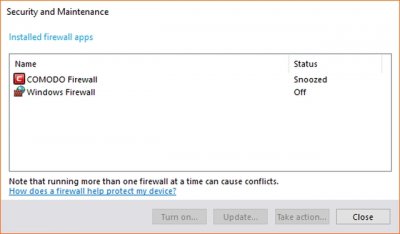 comodo firewall 11 failed to initialie the installer